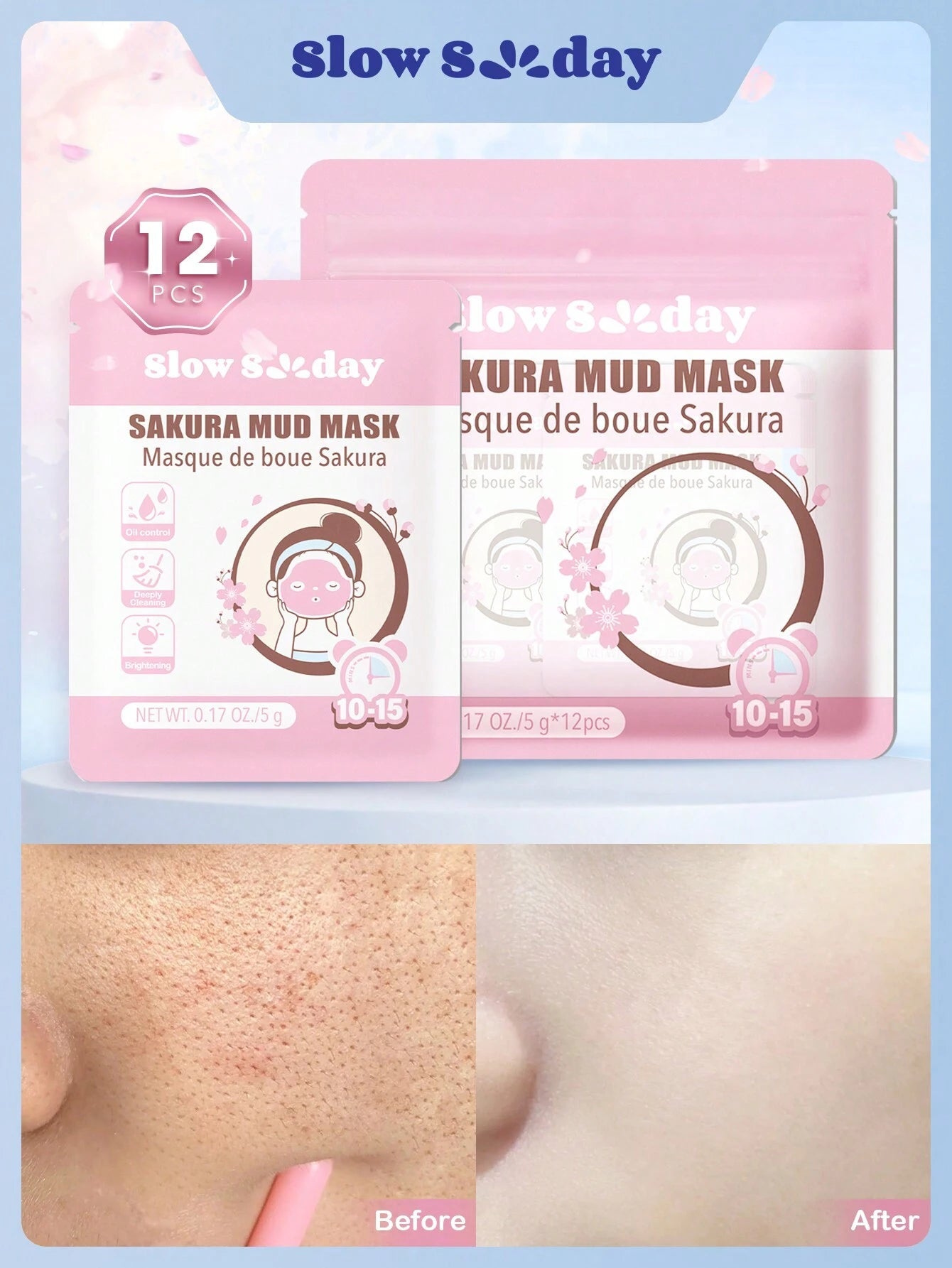 Masque de boue Sakura SlowSunday
