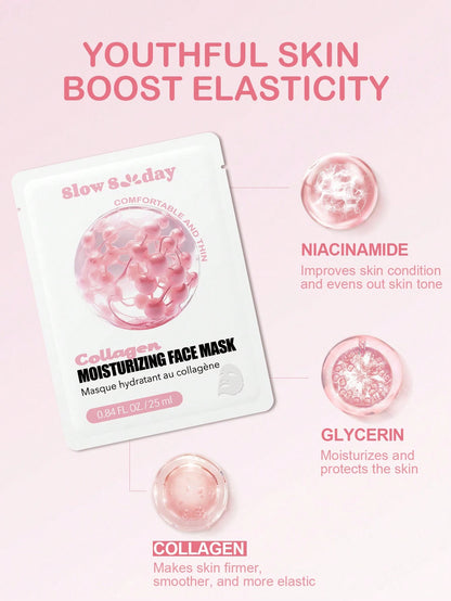Masque facial hydratant au collagène SlowSunday
