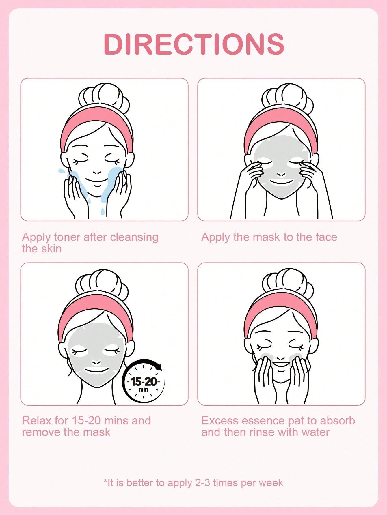 Masque facial hydratant au collagène SlowSunday