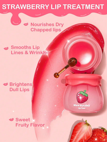 SlowSunday Strawberry Lip Care