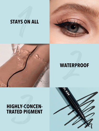 SHEGLAM Pro Precision Waterproof Liquid Eyeliner-Black