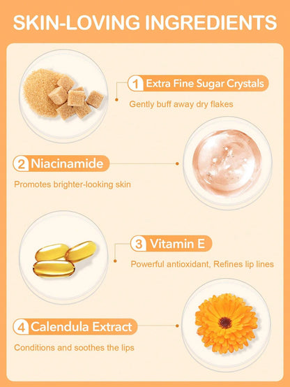 SlowSunday Sweet Orange Lip Scrub