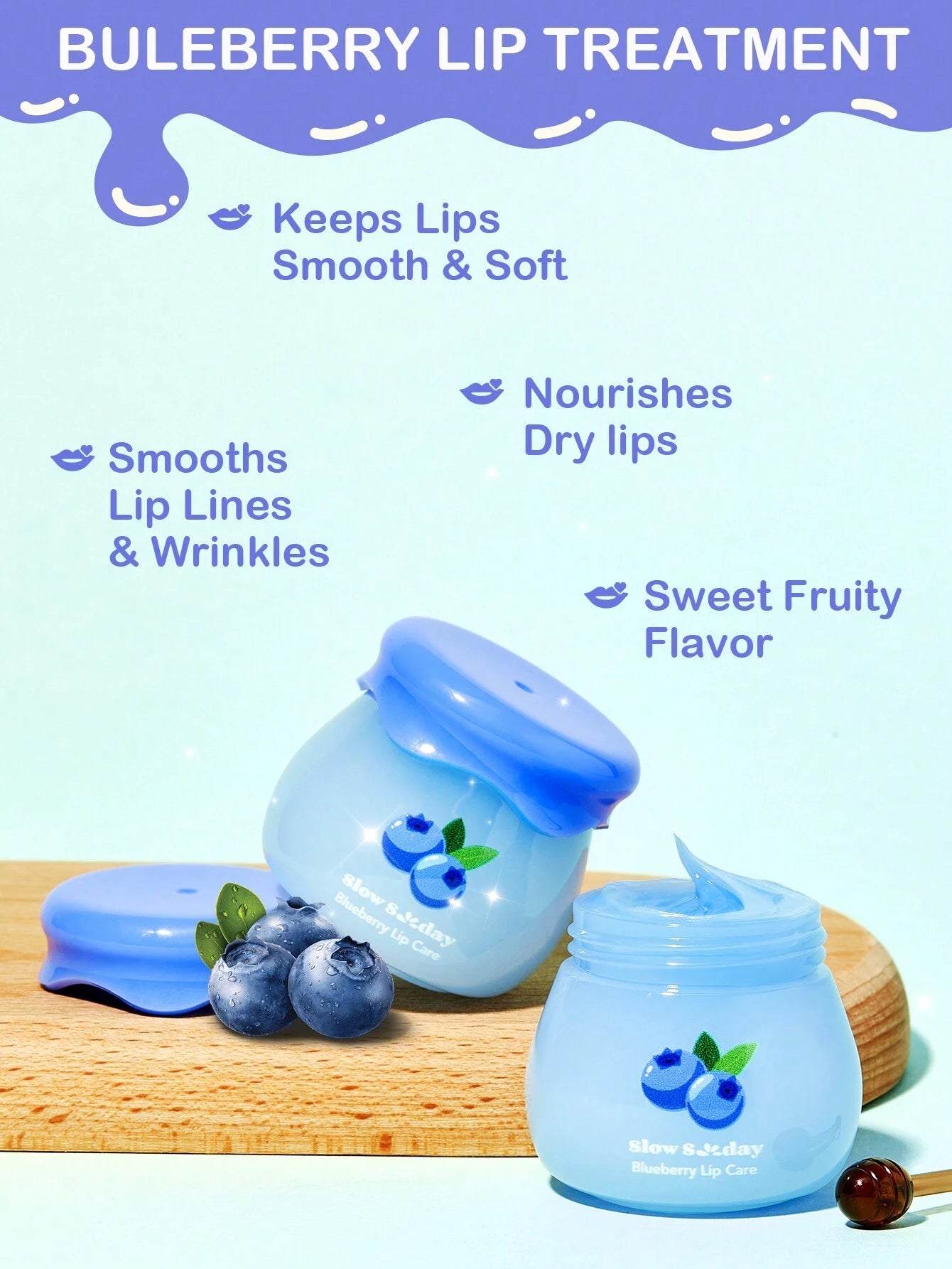 SlowSunday Blueberry Lip Care