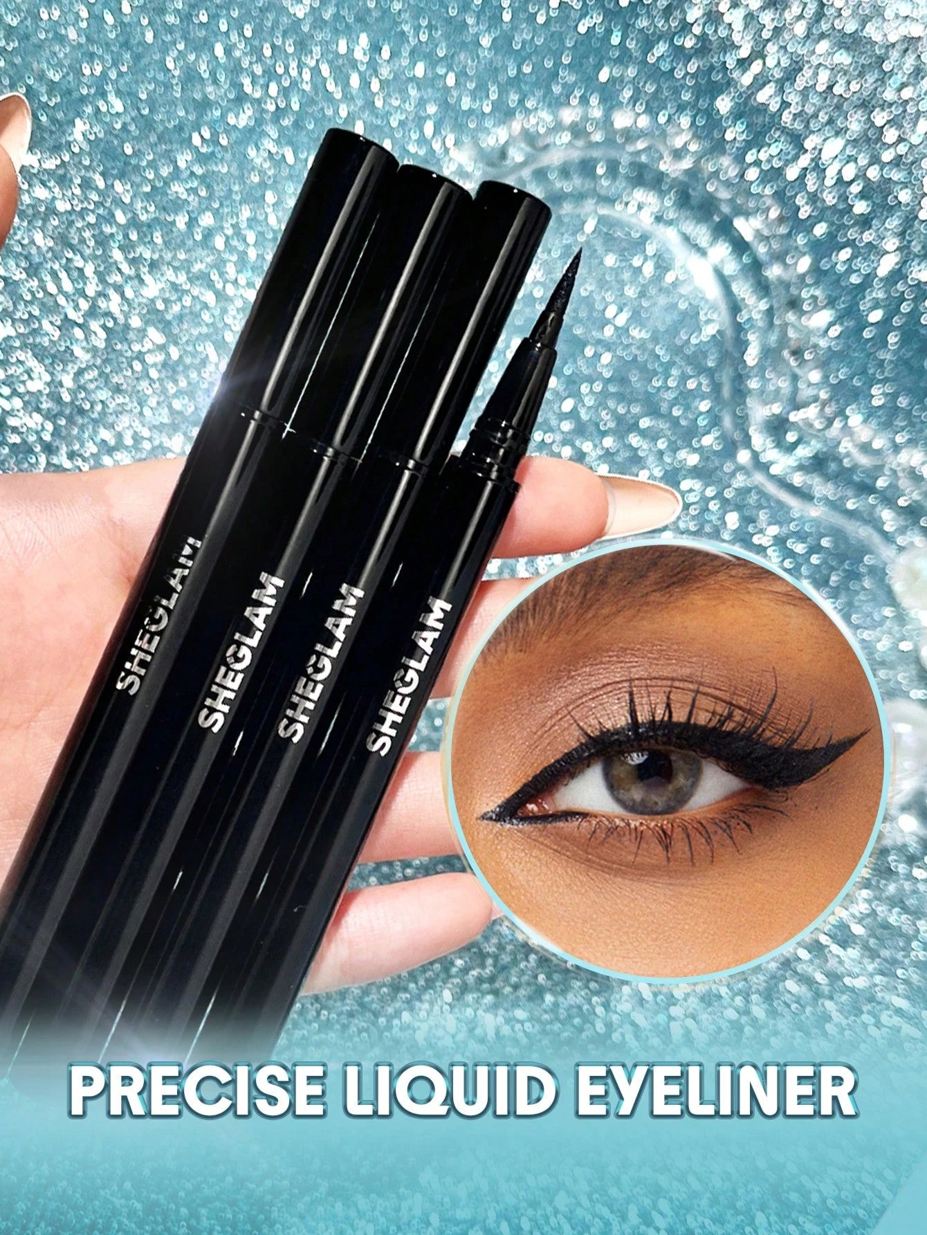 SHEGLAM Pro Precision Waterproof Liquid Eyeliner-Black