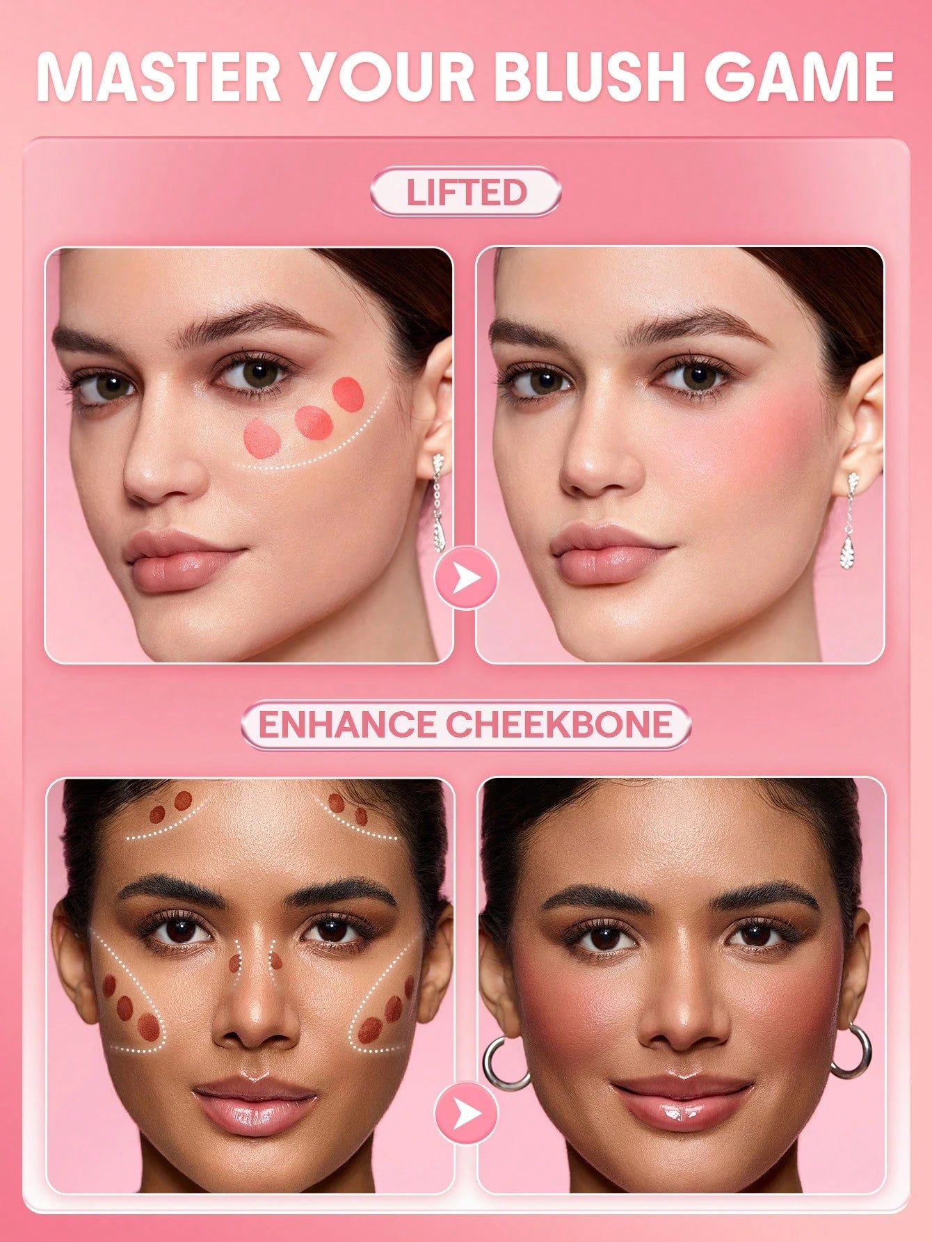 SHEGLAM Color Bloom Dayglow Liquid Blush Shimmer Finish