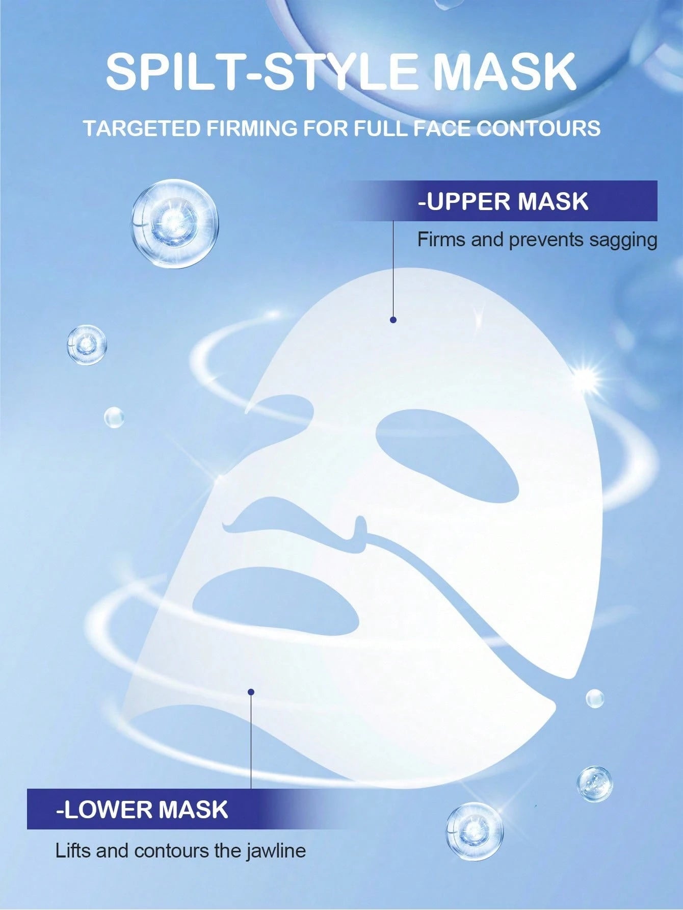 Masque facial au collagène et à l'acide hyaluronique SlowSunday