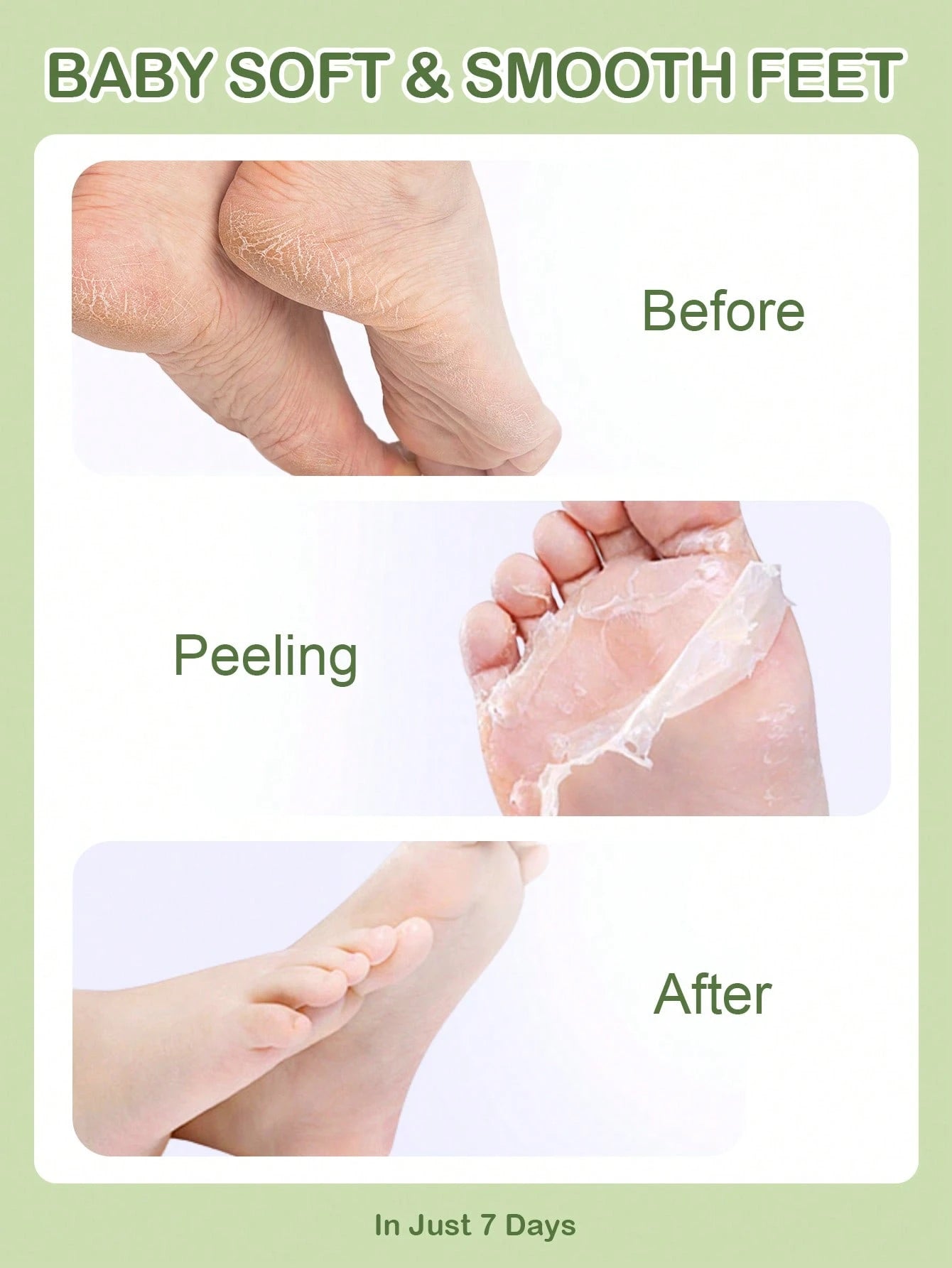 Masque exfoliant pour les pieds à la concombre, pour un dimanche tranquille