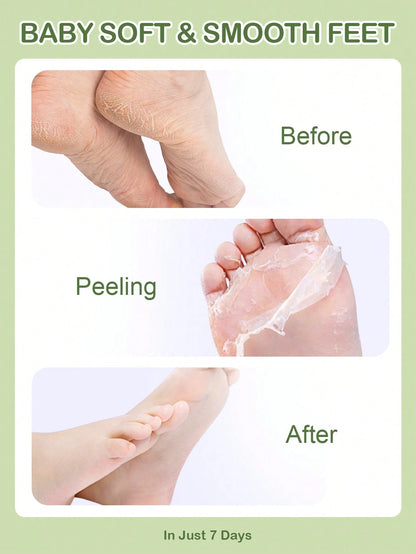 Masque exfoliant pour les pieds à la concombre, pour un dimanche tranquille