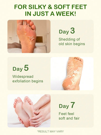 Masque exfoliant pour les pieds à la concombre, pour un dimanche tranquille