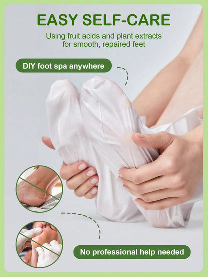 Masque exfoliant pour les pieds à la concombre, pour un dimanche tranquille