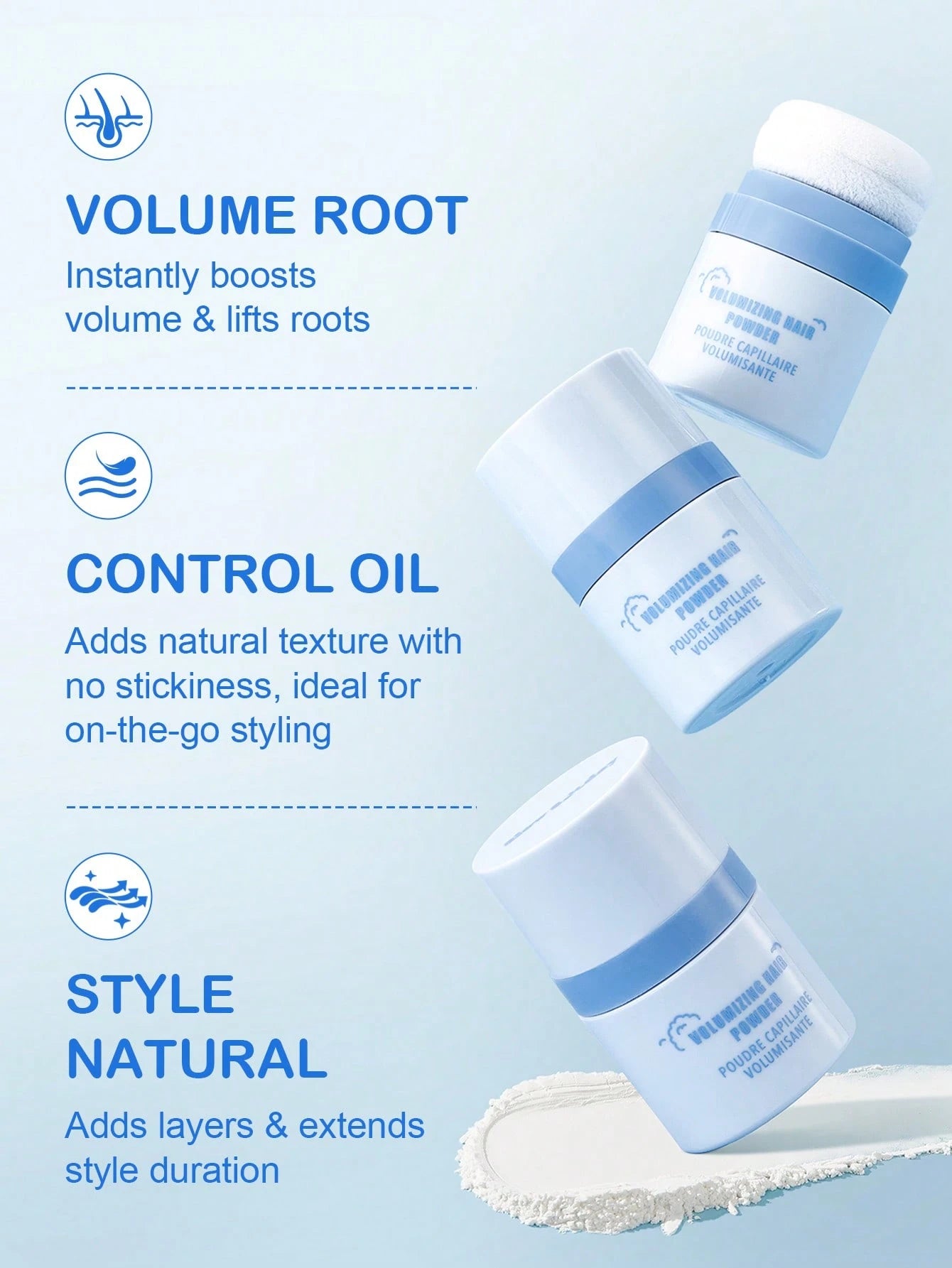 Poudre capillaire volumisante