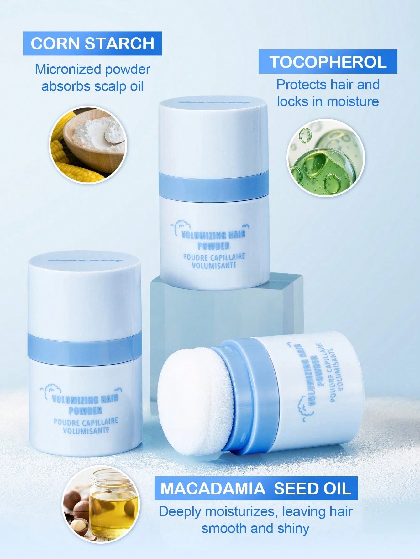 Poudre capillaire volumisante