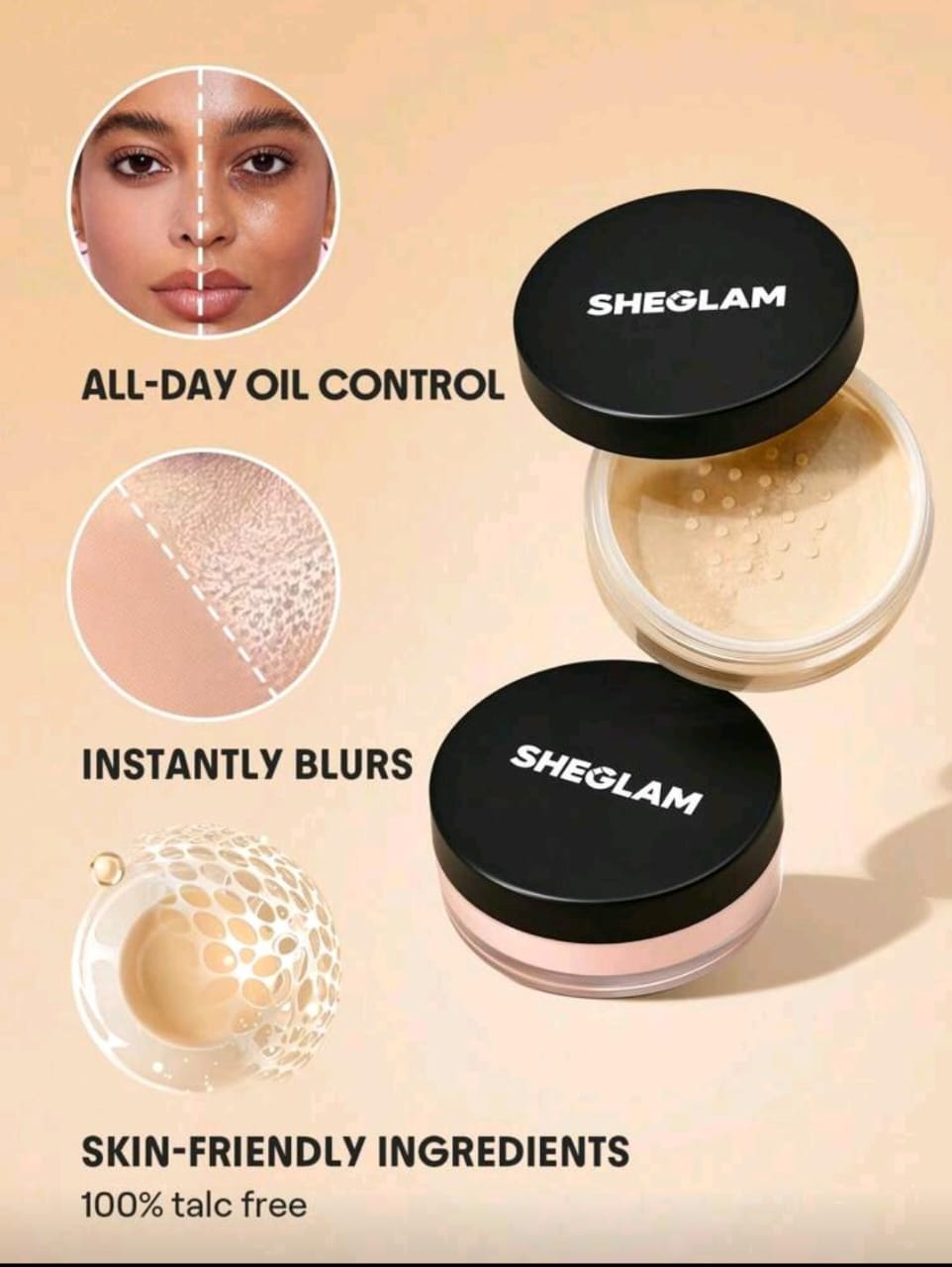 SHEGLAM Baked Glow Setting Powder
