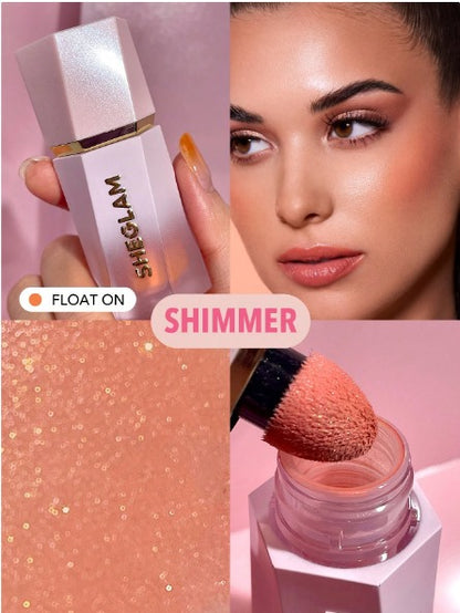 SHEGLAM Color Bloom Dayglow Liquid Blush Shimmer Finish