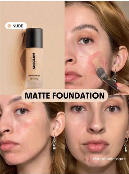 SHEGLAM Complexion Pro Long Lasting Breathable Matte Foundation