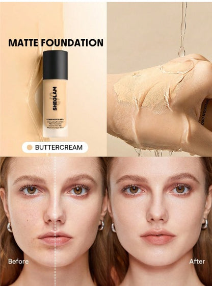 SHEGLAM Complexion Pro Long Lasting Breathable Matte Foundation