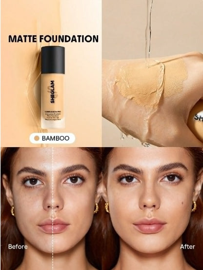 SHEGLAM Complexion Pro Long Lasting Breathable Matte Foundation