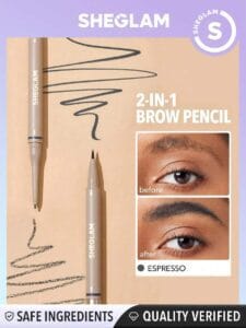 Améliorez vos sourcils sous tous les angles avec notre crayon à sourcils à double extrémité. L'une des extrémités est constituée d'un embout crème mat et résistant à l'eau, conçu très fin pour effectuer des lignes précises qui imitent vos poils naturels. L'autre extrémité offre un liquide luxueux qui résiste à l'eau, à la sueur et au sébum, et qui est infusé de plusieurs pigments pour une teinte bien équilibrée. Ce qui est encore plus magique ? Ce bébé est conçu pour tous les types de sourcils et toutes les couleurs de peau, car dans notre monde, tout le monde mérite des sourcils incroyables !