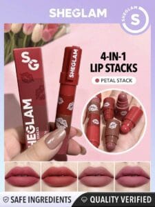 SHEGLAM Mega Lip Stacks-Petal Stack