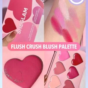 SHEGLAM Palette de fards à joues crème Flush Crush-Blushing Bouquet sheinelena.com