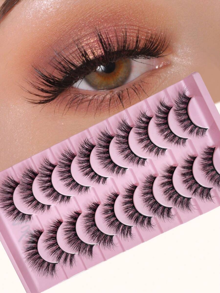 10 PAIRES EYELASHES